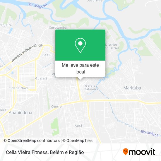Celia Vieira Fitness mapa
