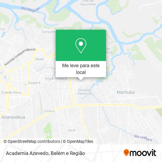 Academia Azevedo mapa