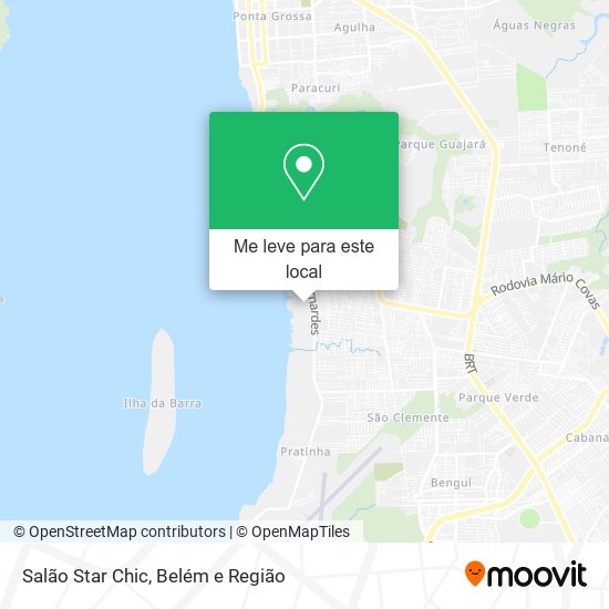 Salão Star Chic mapa