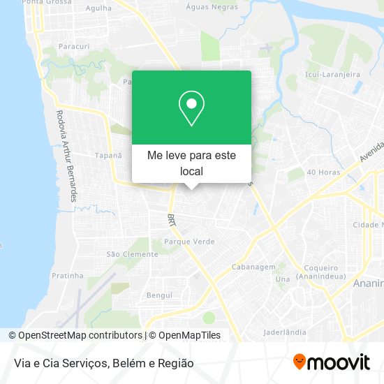 Via e Cia Serviços mapa
