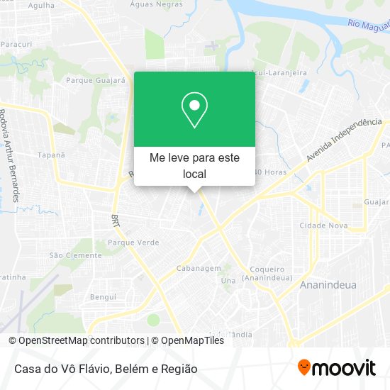 Casa do Vô Flávio mapa