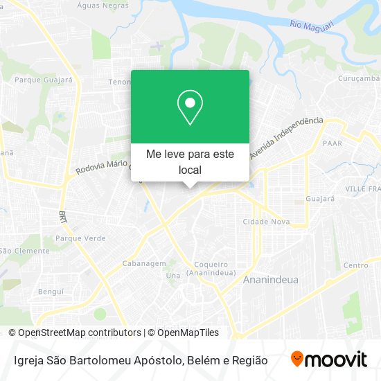 Igreja São Bartolomeu Apóstolo mapa