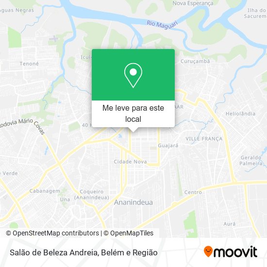 Salão de Beleza Andreia mapa