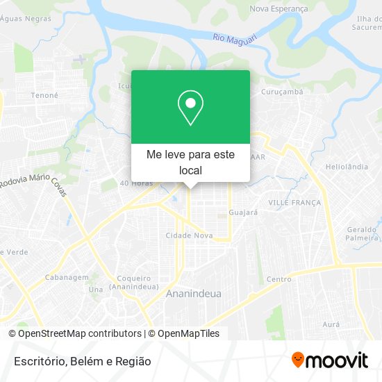 Escritório mapa
