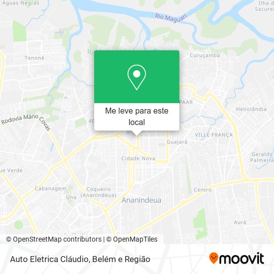 Auto Eletrica Cláudio mapa