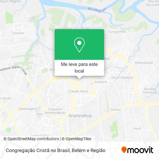 Congregação Cristã no Brasil mapa