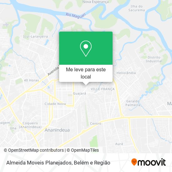 Almeida Moveis Planejados mapa