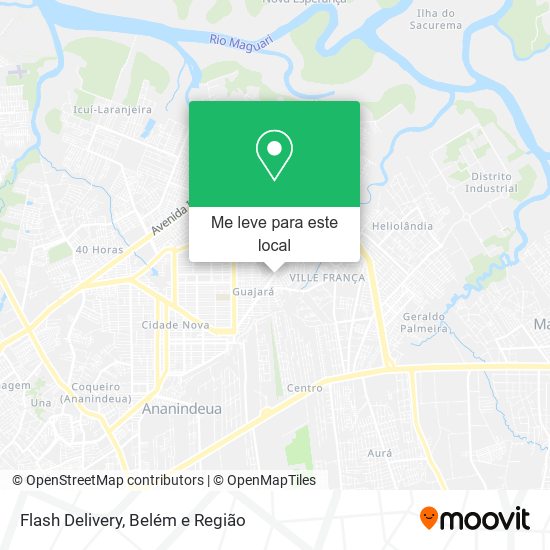 Flash Delivery mapa