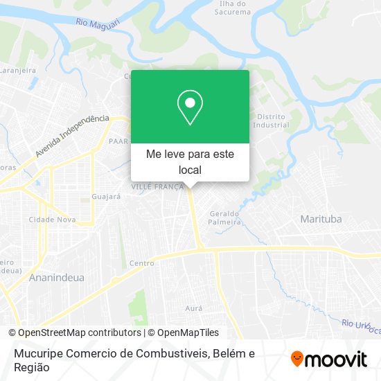 Mucuripe Comercio de Combustiveis mapa