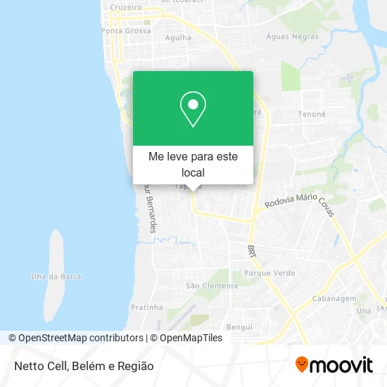Netto Cell mapa