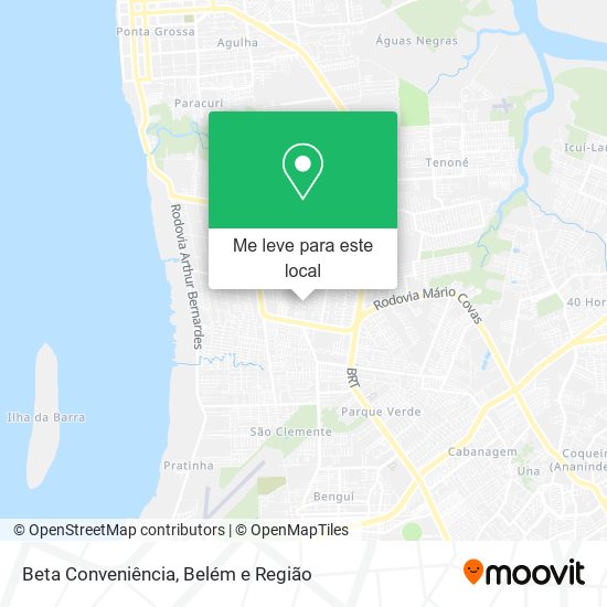 Beta Conveniência mapa