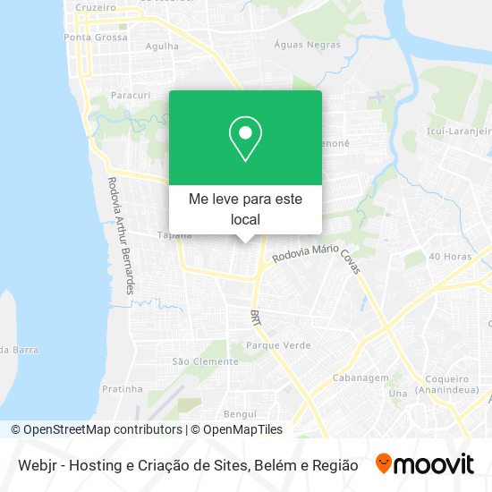 Webjr - Hosting e Criação de Sites mapa