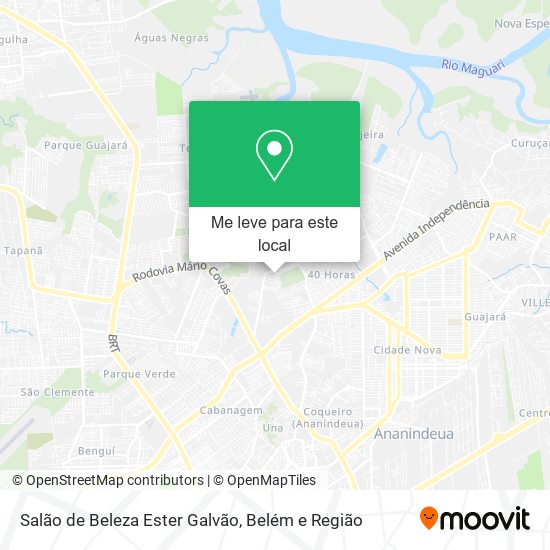 Salão de Beleza Ester Galvão mapa
