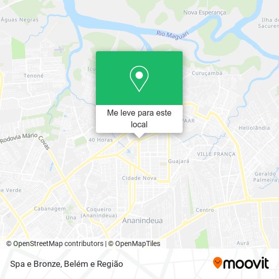 Spa e Bronze mapa