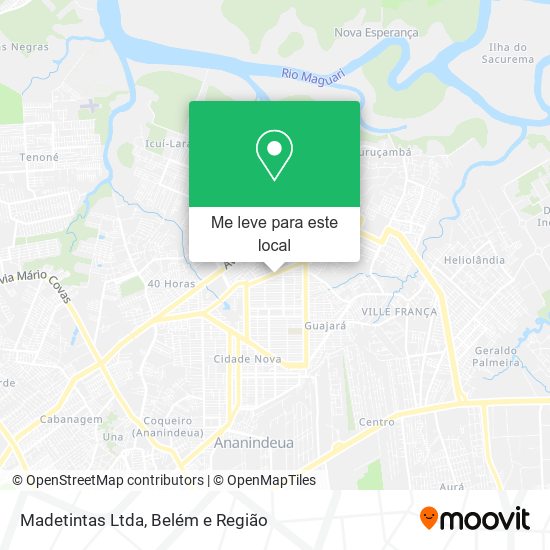 Madetintas Ltda mapa
