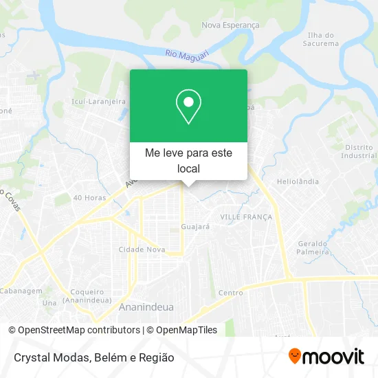 Crystal Modas mapa