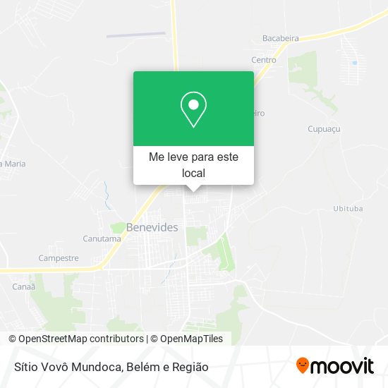 Sítio Vovô Mundoca mapa