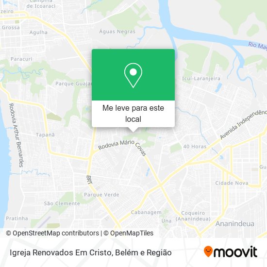 Igreja Renovados Em Cristo mapa