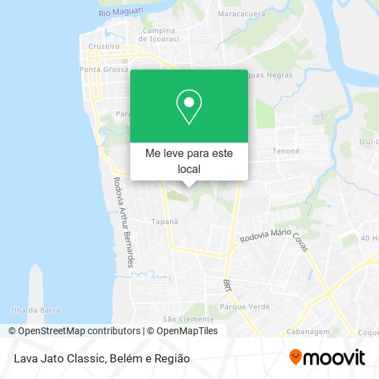 Lava Jato Classic mapa