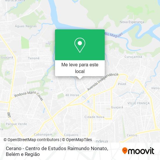 Cerano - Centro de Estudos Raimundo Nonato mapa