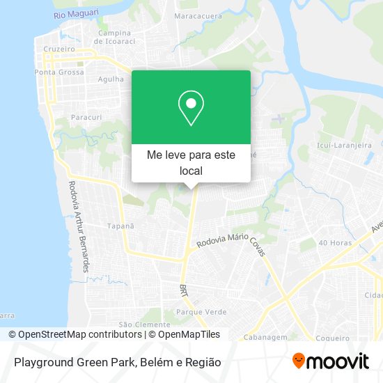 Playground Green Park mapa