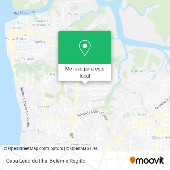 Casa Leao da Ilha mapa