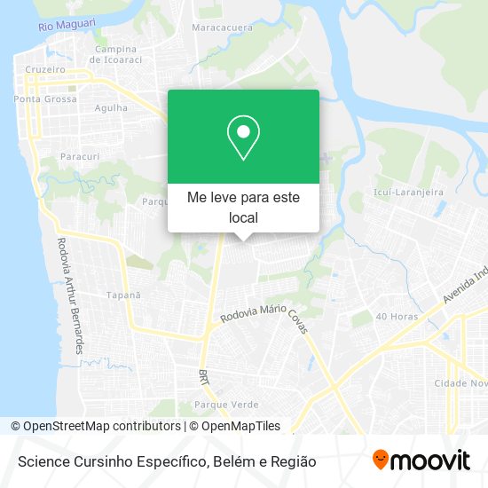 Science Cursinho Específico mapa