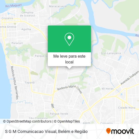 S G M Comunicacao Visual mapa