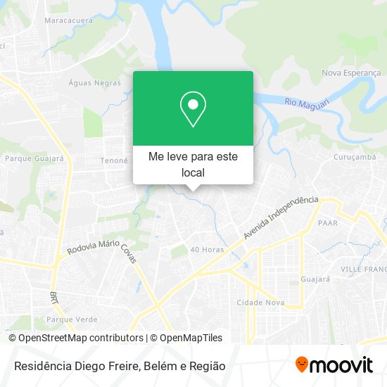 Residência Diego Freire mapa