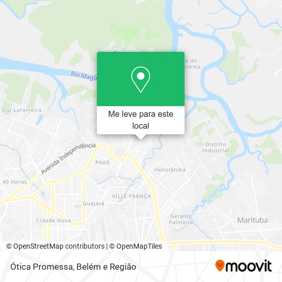 Ótica Promessa mapa