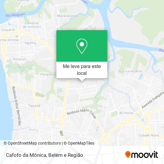 Cafofo da Mônica mapa