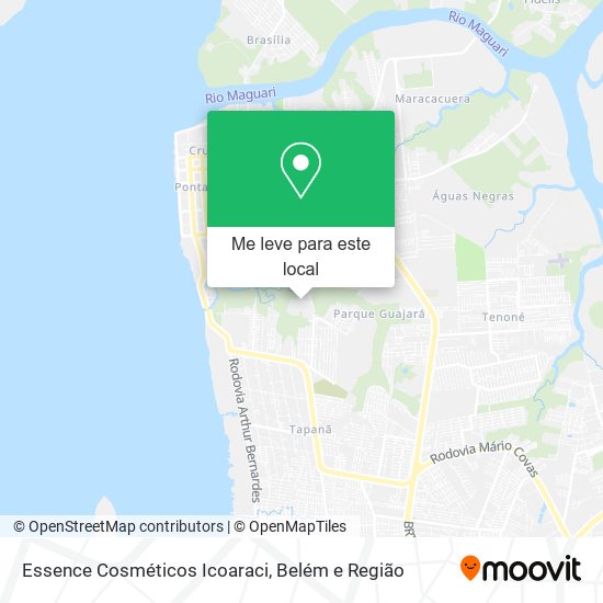 Essence Cosméticos Icoaraci mapa