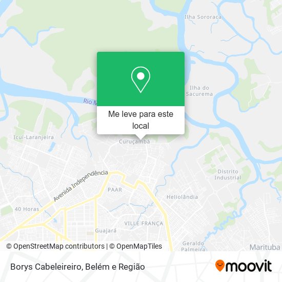 Borys Cabeleireiro mapa