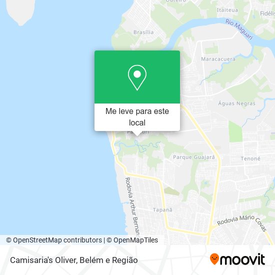 Camisaria's Oliver mapa