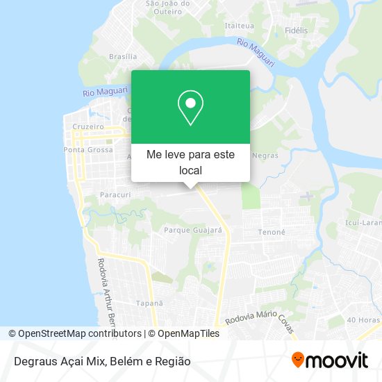 Degraus Açai Mix mapa