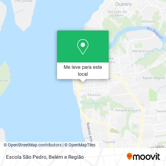 Escola São Pedro mapa