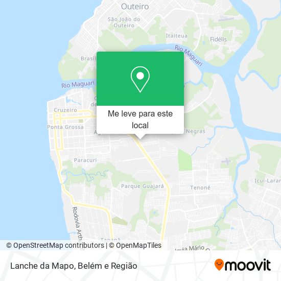 Lanche da Mapo mapa