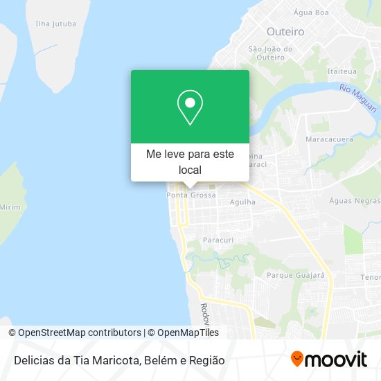 Delicias da Tia Maricota mapa