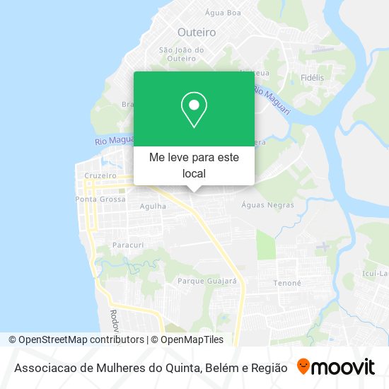 Associacao de Mulheres do Quinta mapa