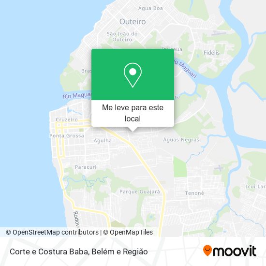 Corte e Costura Baba mapa