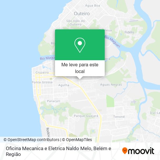 Oficina Mecanica e Eletrica Naldo Melo mapa