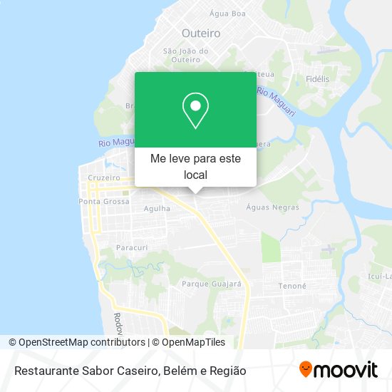 Restaurante Sabor Caseiro mapa