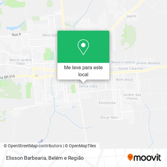 Elisson Barbearia mapa