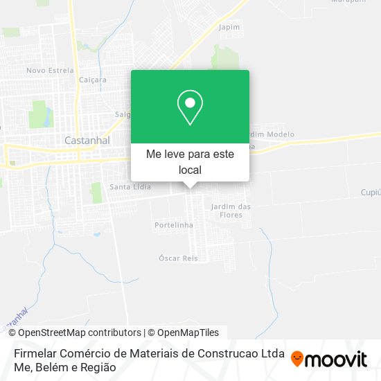 Firmelar Comércio de Materiais de Construcao Ltda Me mapa