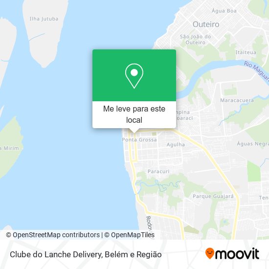 Clube do Lanche Delivery mapa