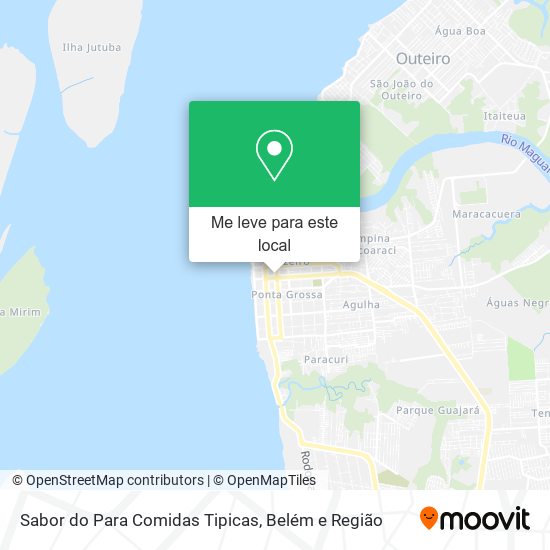 Sabor do Para Comidas Tipicas mapa