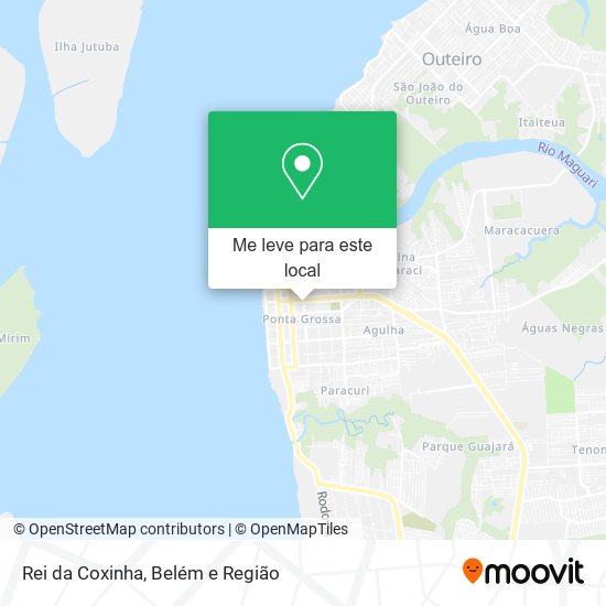 Rei da Coxinha mapa