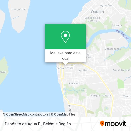 Depósito de Água Pj mapa