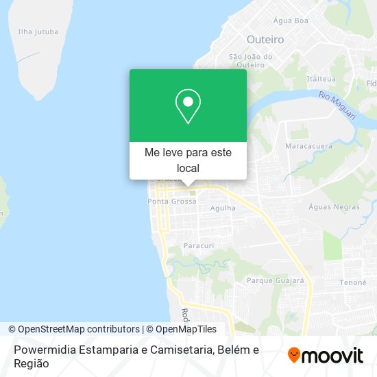 Powermidia Estamparia e Camisetaria mapa