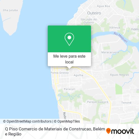 Q Piso Comercio de Materiais de Construcao mapa